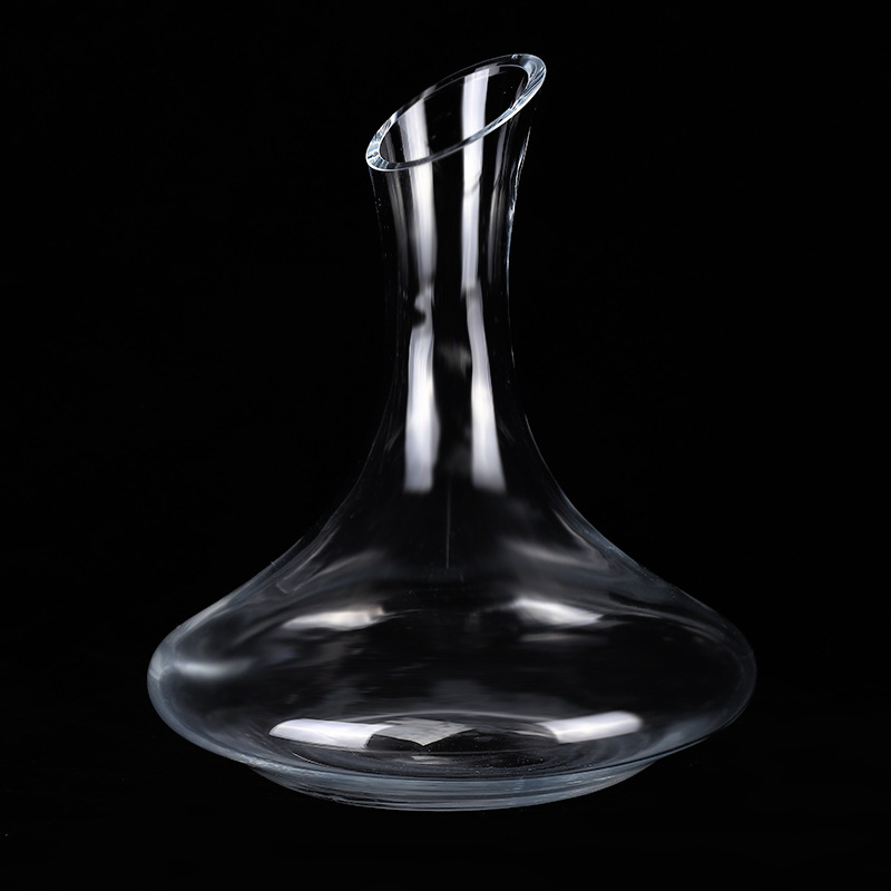2020 Nyt vinkaffer Transparent glas Enkelt vippet vinkaraffel uden håndtag Kan tilpasses til engrossalg